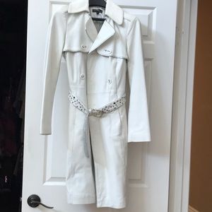 Bebe leather trench-perfect cond! Limited ed